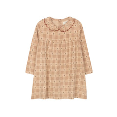 ELYS & CO. FLORAL PLAID DRESS