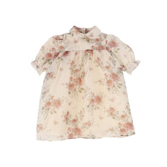 FRANCESCA GUILIANO 3/4 SLEEVE PUFF SLEEVE DRESS