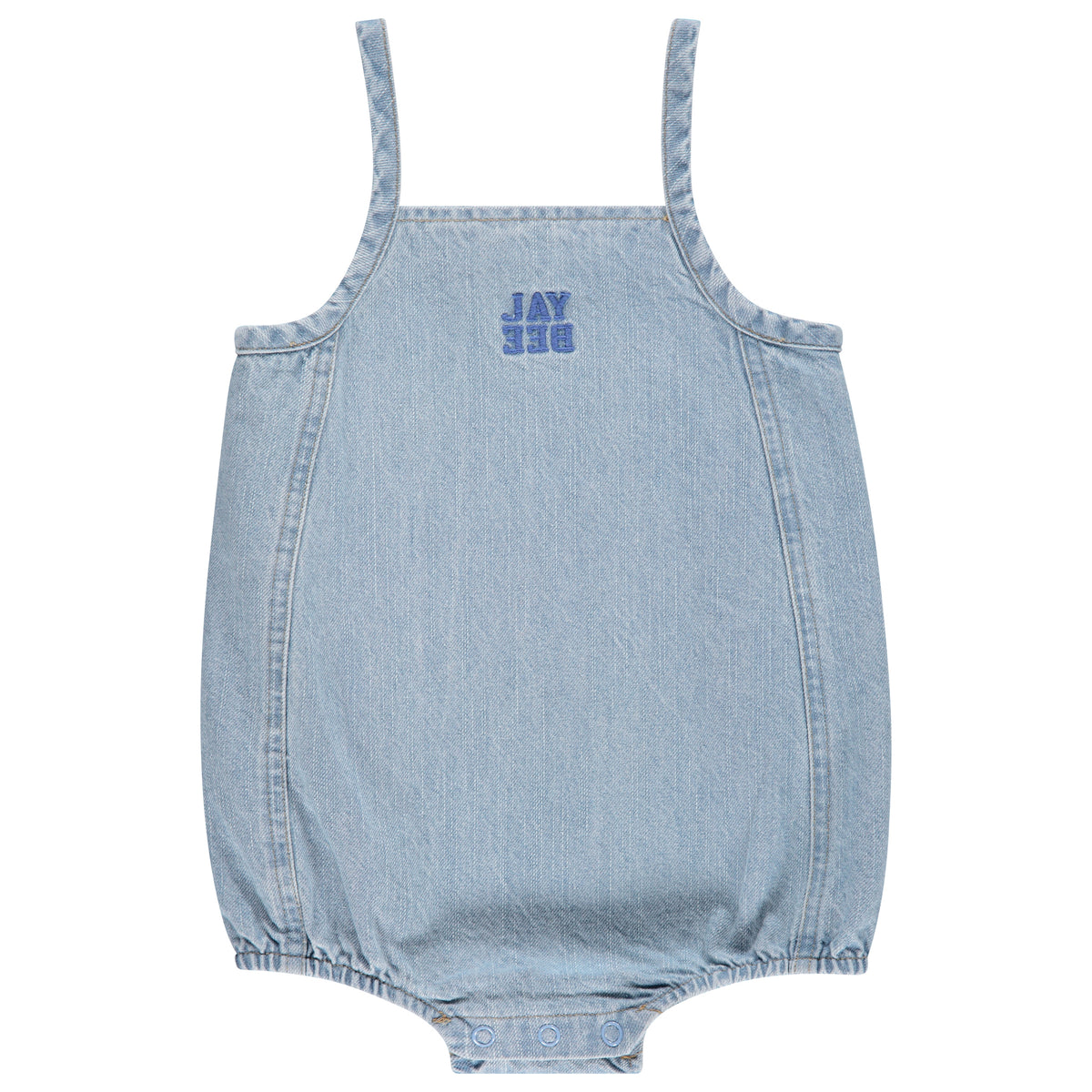 JAYBEE DENIM PANEL ROMPER
