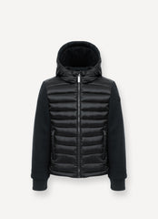 COLMAR  HOOD AND FLEECE SLEEVE WADDING JACKET