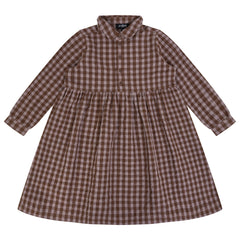 JAYBEE CHECKERED SHIRTDRESS