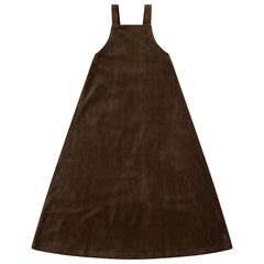 JAYBEE 2PC PETER PAN BLOUSE WITH VELOUR PINAFORE MAXI