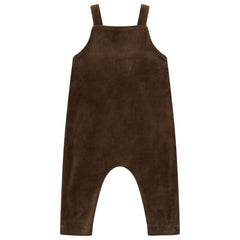 JAYBEE 2PC PETER PAN BLOUSE WITH VELOUR PINAFORE OVERALL