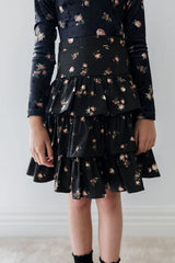 PETITE AMALIE 2PC PETITE ROSEBUD PRINT TOP WITH SKIRT