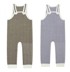 ONE CHILD 2PC BEAM CHEVRON KNIT ROMPER SET
