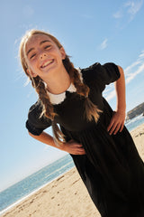 PASHMINI MADISON CONTRAST COLLAR MAXI