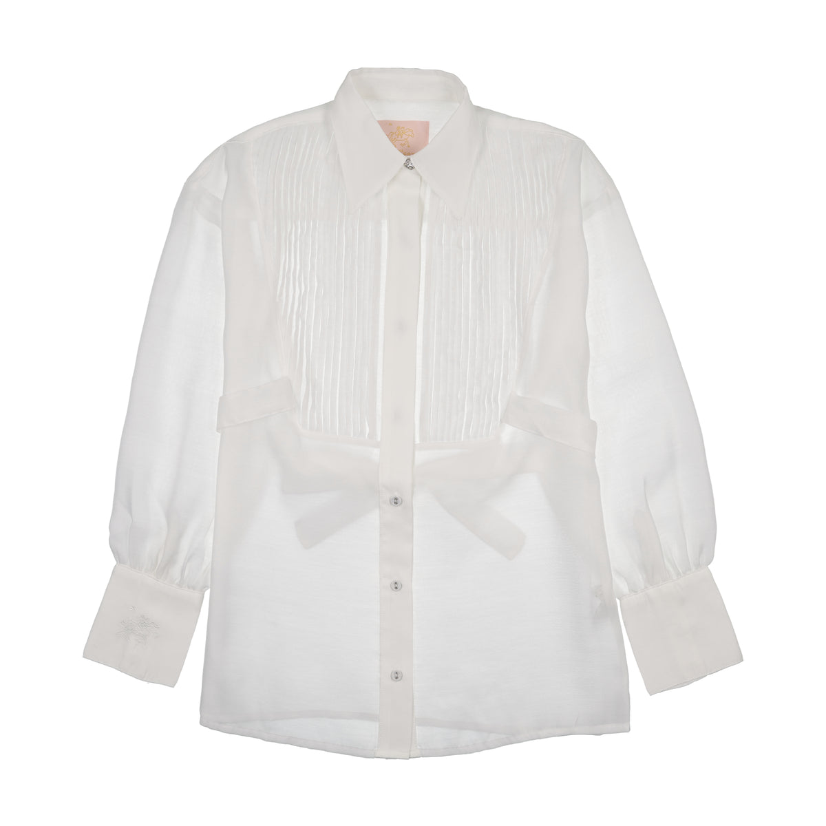 LITTLE TEMPEST TEEN VOILE PINTUCK SHIRT