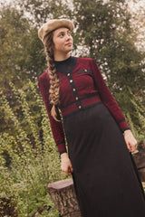 PASHMINI EMERSON TEEN JACQUARD CARDIGAN OVERLAY MAXI