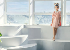 LITTLE TEMPEST ICON COLLAR EMPIRE DRESS