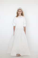 LITTLE TEMPEST TEEN PAVO TAFFETA GOWN