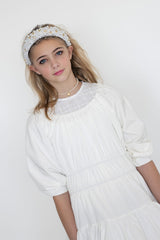 LITTLE TEMPEST TEEN PAVO TAFFETA GOWN