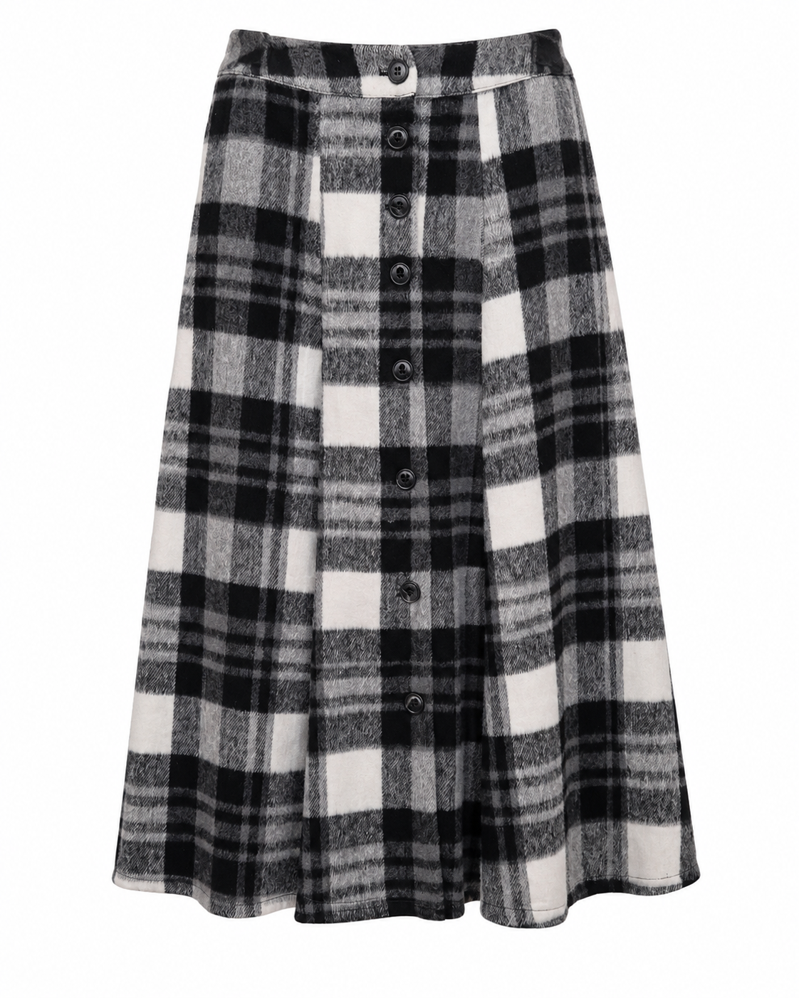 IPOSH BUTTON DOWN FLARED SKIRT