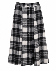 IPOSH BUTTON DOWN FLARED SKIRT