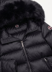 COLMAR HOODIE QUILTED CONTRAST INSERT ON SHOULDER AND HOOD JACKET