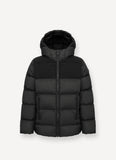 COLMAR HOODIE QUILTED JACKET WITH CONTRAST INSERT IN VELVET