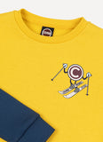 COLMAR CREW NECKCOLORBLOCK WITH SKIER GARPHIC