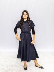 IPOSH SMOCKED SHIRTDRESS
