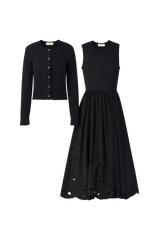 VALENTINA 2PC KNIT EYELET JUMPER SET