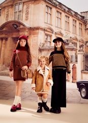 TWINSET STRIPE KNIT CREWNECK SWEATER