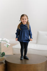 VELVETTE LABEL STRIPED SMOCKED ROMPER