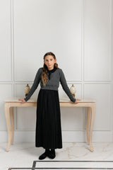 DAINTTI BY VELVETTE LABEL COLORBLOCK CARDIGAN