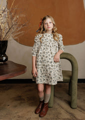 LOOMS BRUSHED FLORAL DRESS