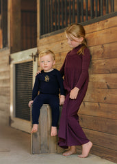 BONJOY 2PC LLB MOCKNECK WITH JUMPER ROBE