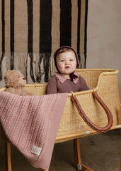 LOOMS THIN STRIPE KNIT FOOTIE