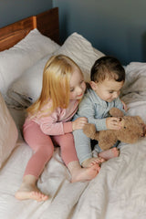 ELYS & CO. 2PC VELOUR STRIPE PJS LOUNGESET