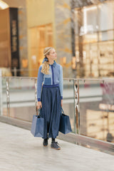 DAINTTI BY VELVETTE LABEL A LINE MAXI SKIRT