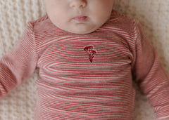 ELYS & CO. VELOUR STRIPE FOOTE