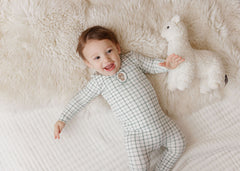 ELYS & CO. PLAID SHEEP FOOTIE