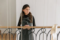 DAINTTI BY VELVETTE LABEL TWEED BOW MIDI JUMPER
