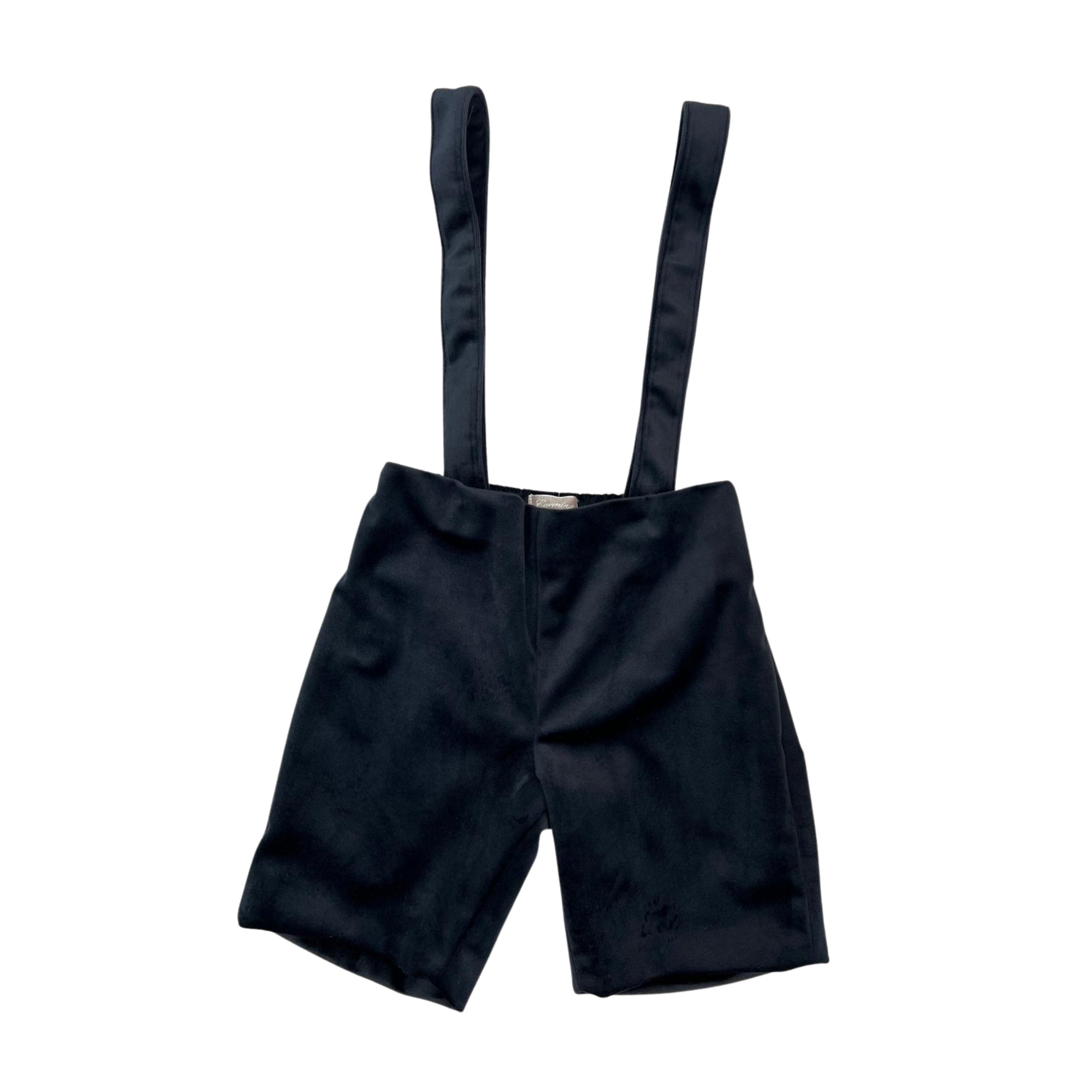 CARMINA VELVET OVERALL SHORT