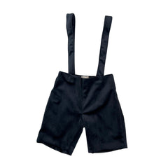 CARMINA VELVET OVERALL SHORT