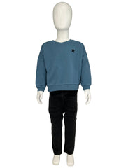 PIUPIUCHICK LOGO PRINT SWEATSHIRT