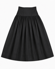 LITTLE TEMPEST STRUCTURED TAFFETA MAXI SKIRT
