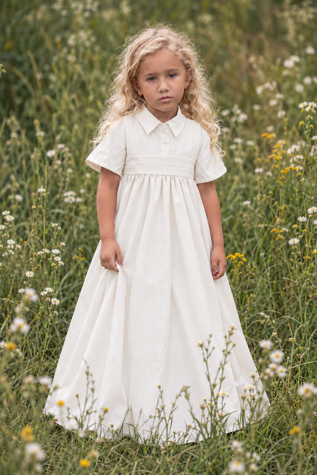 LITTLE TEMPEST TRENCH TAFFETA GOWN
