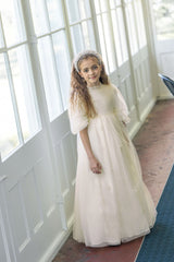 LITTLE TEMPEST LACE PINAFORE GOWN