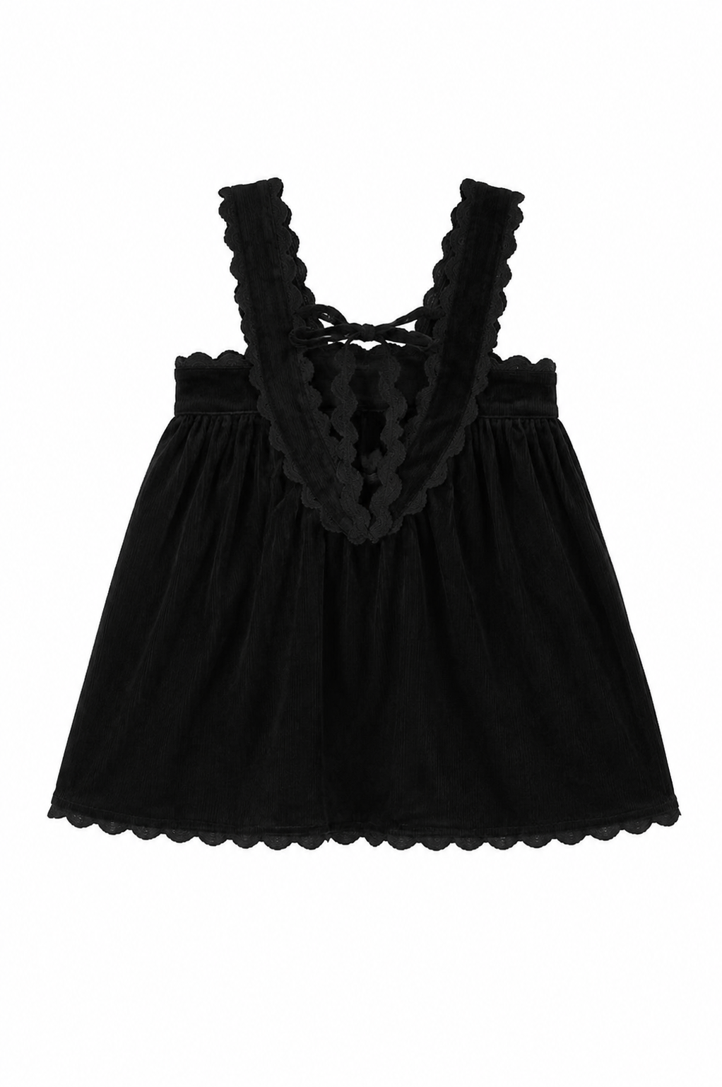 ANN OF NAN RIC RAC TRIM SHORT ROBE