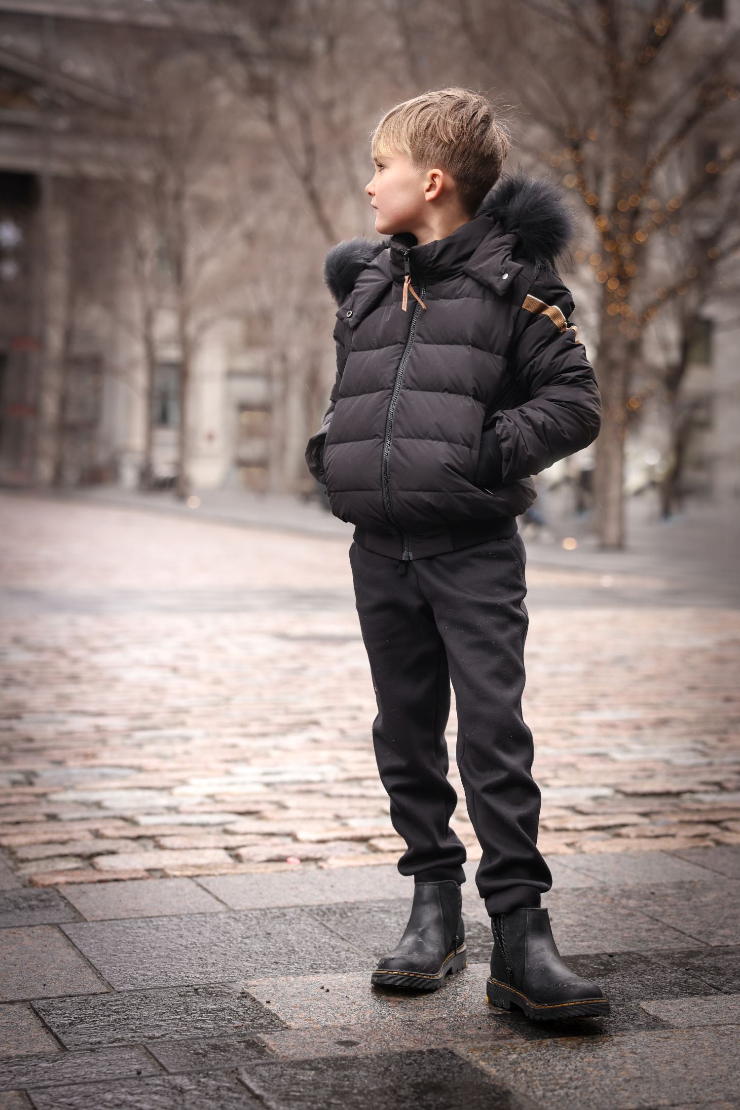 MANTEL SIDE CONTRAST TAPE JACKET