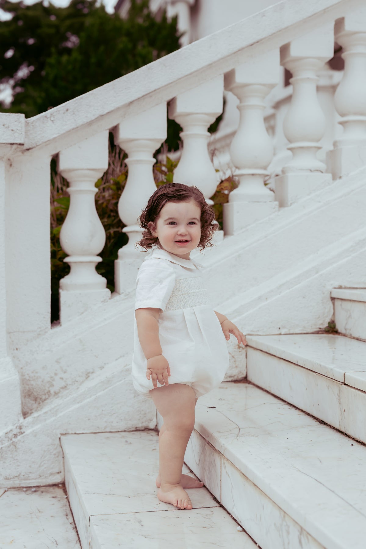 LITTLE HERITAGE SMOCKED BUBBLE