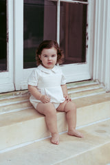 LITTLE HERITAGE SMOCKED BUBBLE
