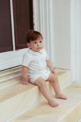 LITTLE HERITAGE 2PC PLEAT SHIRT WITH BLOOMER SET