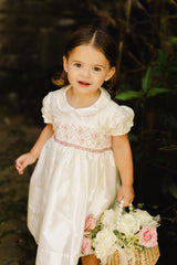 JESURUM CA'BALBI PETERPAN SMOCKED TAFFETA GOWN