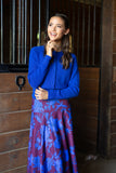 KIERA 2PC ENVOGUE CARDIGAN WITH FLORAL SKIRT