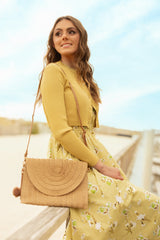 KIERA CREWNECK RIBBED CARDIGAN