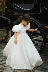 ELOISA EMBROIDERED LINEN GOWN