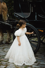 ELOISA EMBROIDERED LINEN GOWN