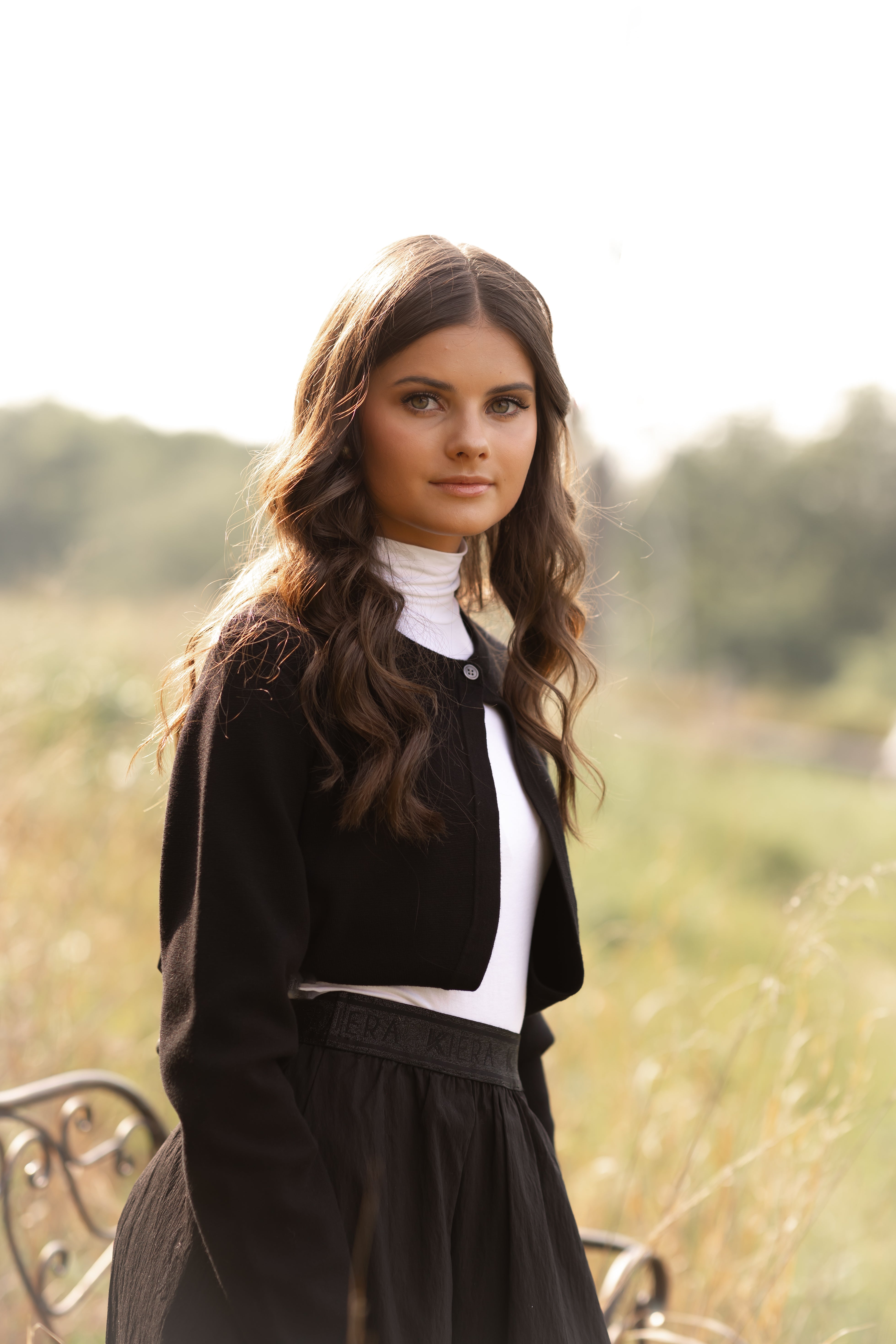 KIERA "SIGNATURE" ELASTIC WAIST CLASSIC SKIRT